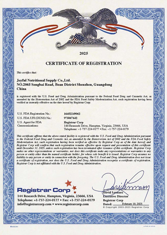 Certificate of Registration