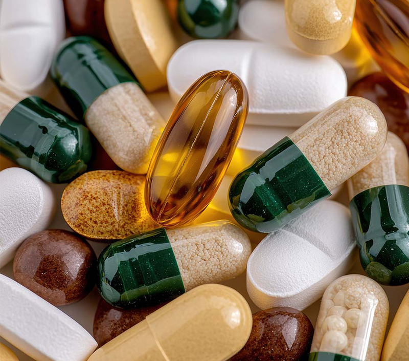 تركيبة مرنة للمكملات الغذائية الحديثة